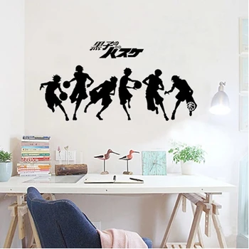 

The spots of basketball Animation cartoon game cartoon wall stickers stick adhesive wall glass window