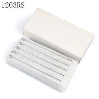 50Pcs Assorted Disposable Sterilized round shader Tattoo Needles Medical For Tattoo Machines Gun Liner Shader 3/5/7/9/11/14RS high quality 100pcs assorted sterilized tattoo premium needles round shader 1205m1 for tattoo machine gun grip tip free shipping