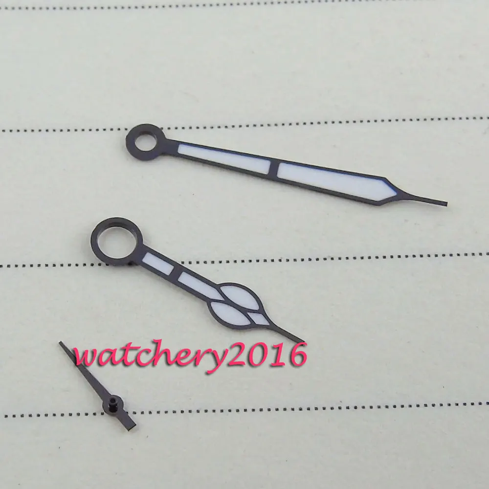 Casual black edge white watch hands Newest Design replacement parts