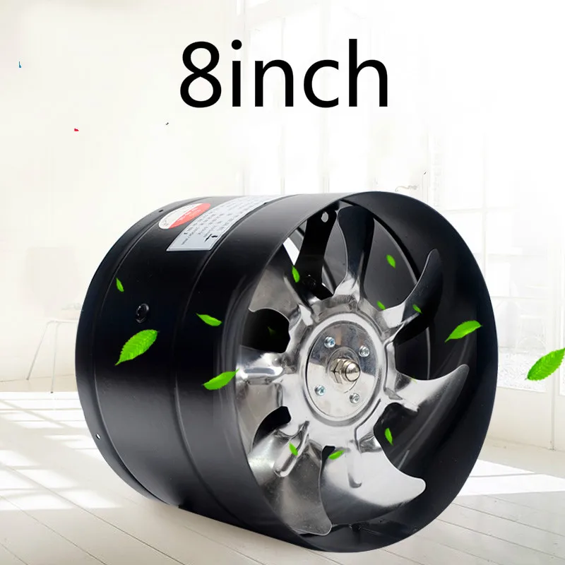 8 inch kitchen toilet exhaustfan louver 8" pipe exhaust fan air