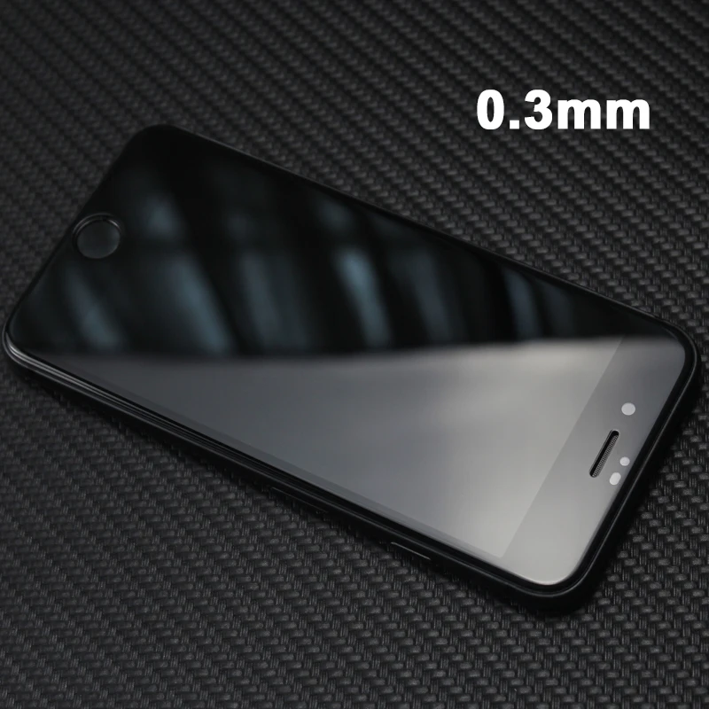 0 3 мм закаленное стекло для iphone 6 6S Plus 7 8 X 2.5D полное покрытие Защитная пленка