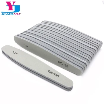 

10x Sponge Sanding Nail File Buffer Block For UV Gel Nail Polish Nail Art Tools Manicure Pedicure Gray Form Nail Buffers Files