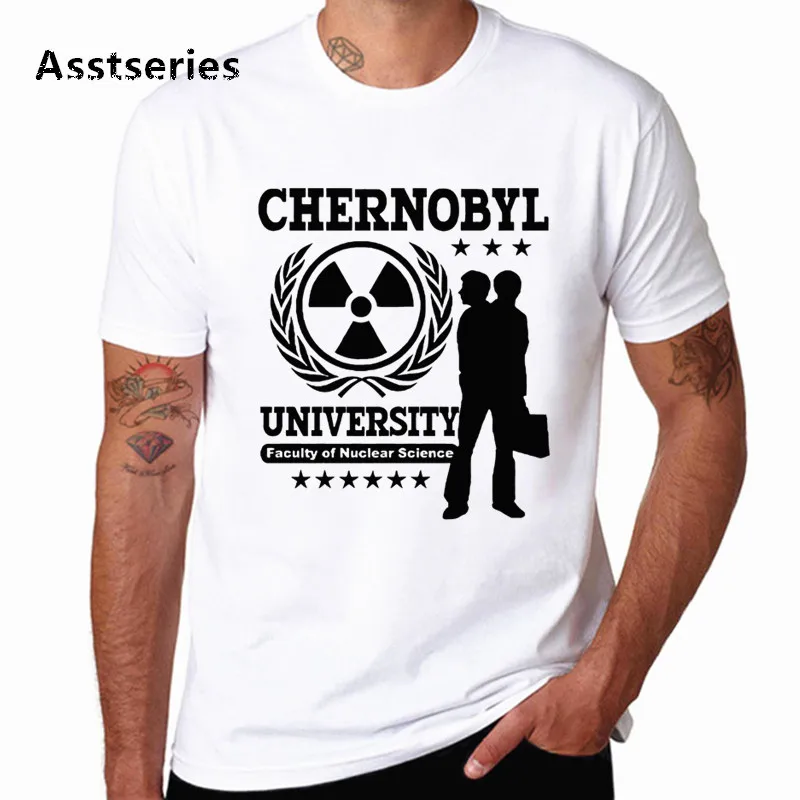 

Chernobyl Nuclear Power T shirt New Summer Hip Hop Shirt Camisetas Hombre Streetwear Short Sleeve T-shirt HCP4587