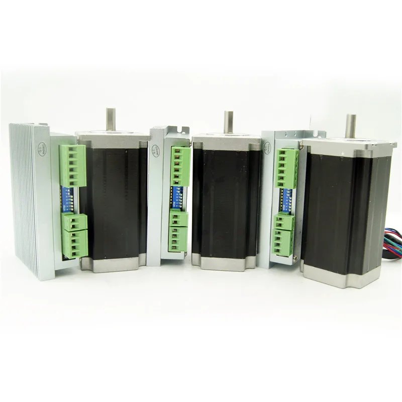 

3 Axis NEMA23 stepper motor 57HS115A43008 3.0N.m(428oz-in) and Driver JB542M 1.0-4.0A DC20-50V 1-200Micro CNC Router