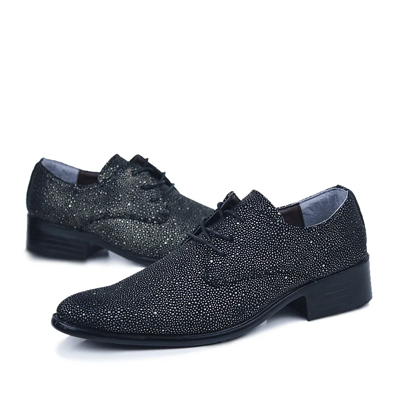 designer rhinestones leather shoes men italian fashion wedding party male footwear evening boy brogue dress oxford shoes for men (9)