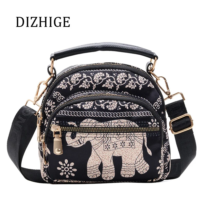 

Small Oxford Messenger Bags Designer Elephant Crossbody Bags For Women 2019 National Ladies Hand bags Shoulder Bag Bolso Mujer