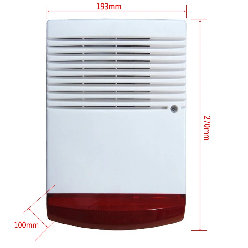 FREE-SHIPPING-Wired-Outdoor-siren-with-Flash-Lamp-water-proof-buzzer-use-for-alarm-system-warning (1)
