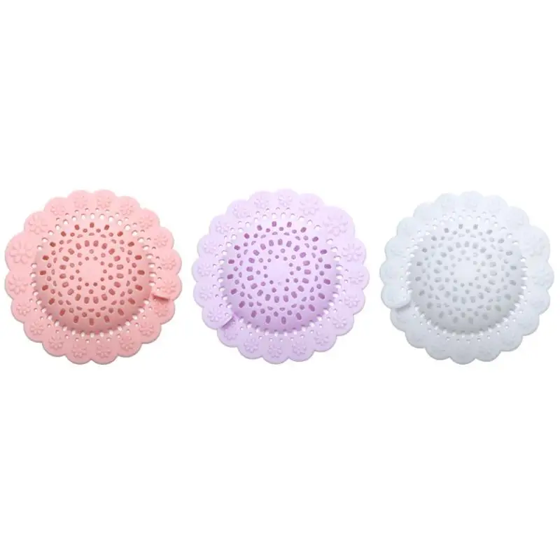

Round Silicone Sink Strainer Filter Water Stopper Floor Drain Hair Catcher Bathroom Kitchen Basin Stopper