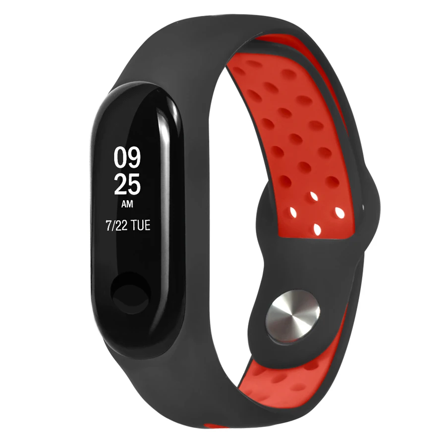 

For Mi Band 3 4 Strap Wrist Strap Sport Silicone Bracelet for Xiaomi Mi Band 4 Mi Band 3 Smart Watch Bracelet
