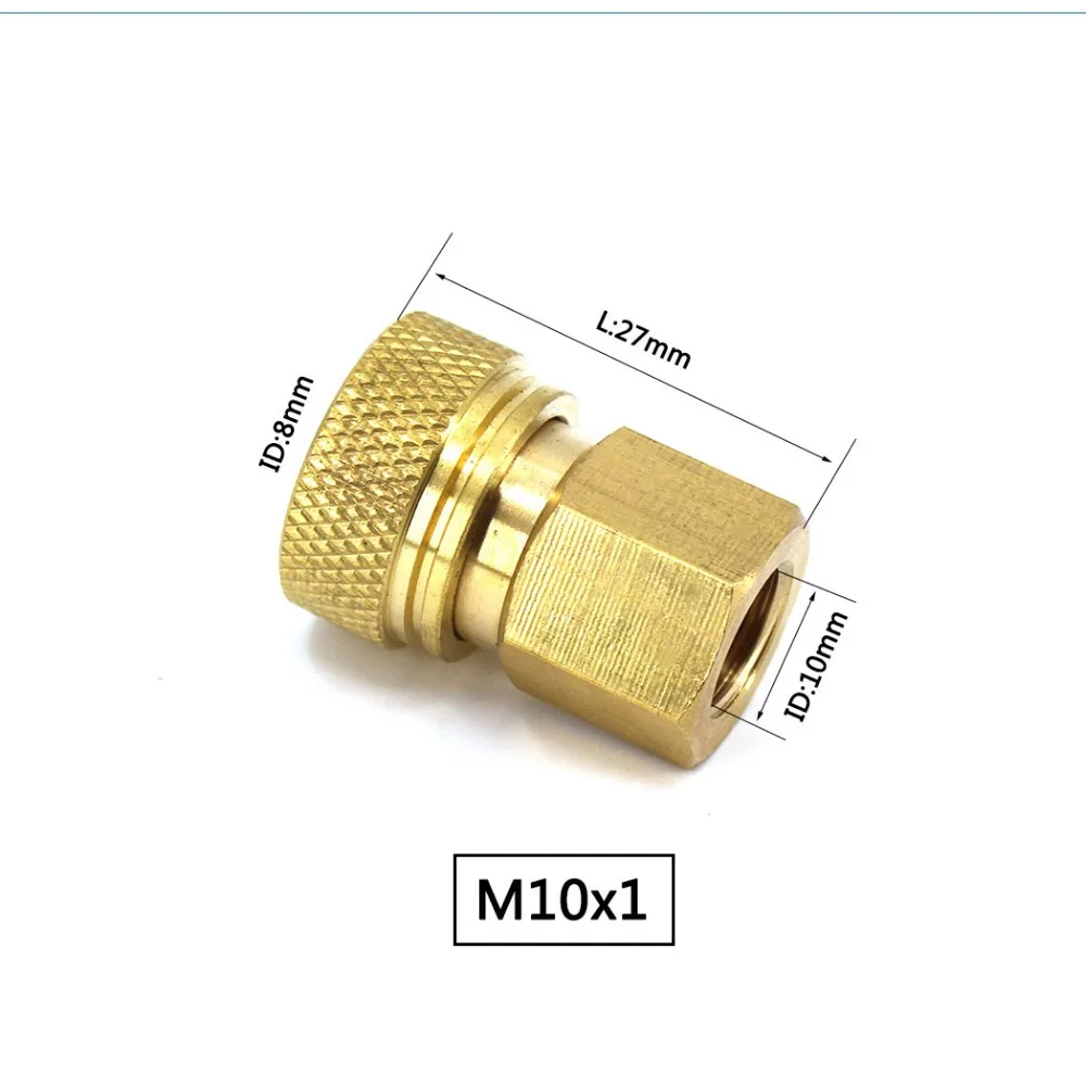 PCP ВВС Пейнтбол пневматическая БЫСТРОРАЗЪЕМНАЯ муфта 8 мм M10x1 с разъемом «папа» и Медь для быстрого отсоединения, прибор для резьбы Нержавеющая сталь 2 шт./компл