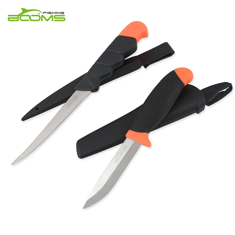

Booms Fishing FK01 Fishing Knife Stainless Steel With Plastic Sheath