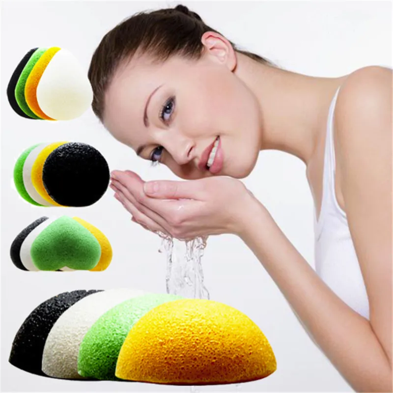 1 шт. губка Konjac Beauty Essentials 100% натуральный спонж Конняку очиститель пор для лица