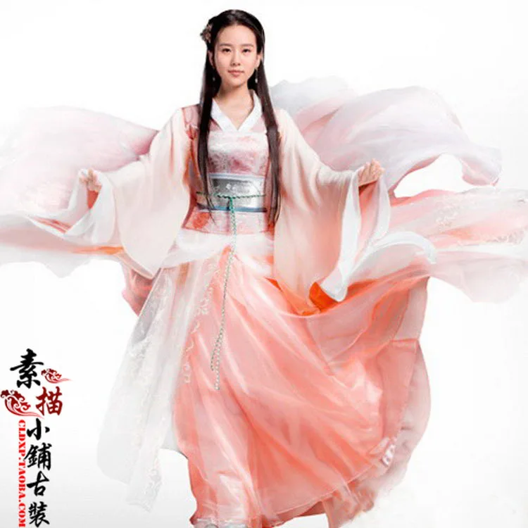 동양 의상을 중국 Hanfu 무대 의류 TV 플레이 의상 Tian - 무대의상 및 댄스복