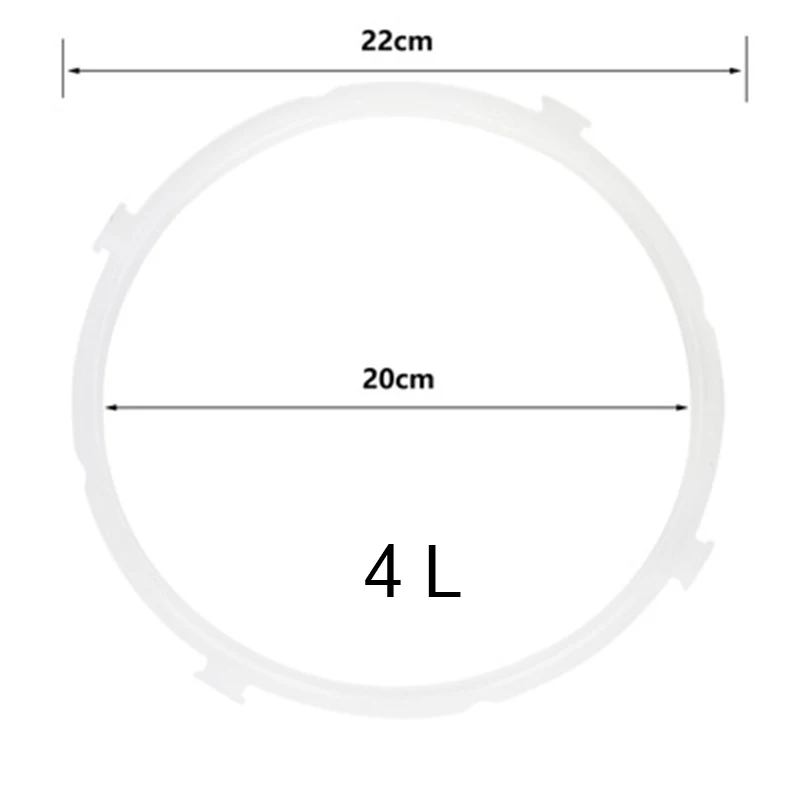 1 шт. резиновые давления кухонные прокладки Замена уплотнительное кольцо для электрические скороварки кухонная посуда инструмент#252769 - Цвет: 4L