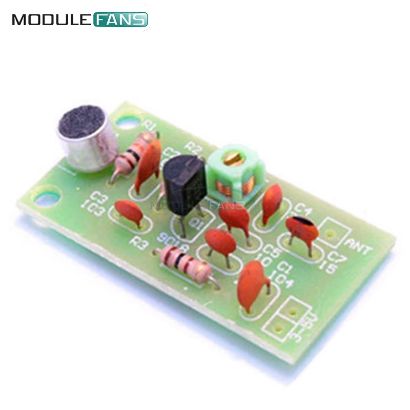 

2PCS Mini Wireless Microphone Ham FM Wireless Radio Transmitter Module 3-5V 91-103MHz