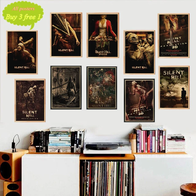 Silent Hill Posters Movie Wall Stickers Kraft Paper Paper Prints High  Definition Livingroom Bedroom Home Decoration - AliExpress