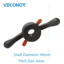 Veconor 40X4 мм шаг Quick Release гайка рифлёная гайка винт крыло гайка обод вставить гайка жесткий пластик материал для машина для балансировки колес