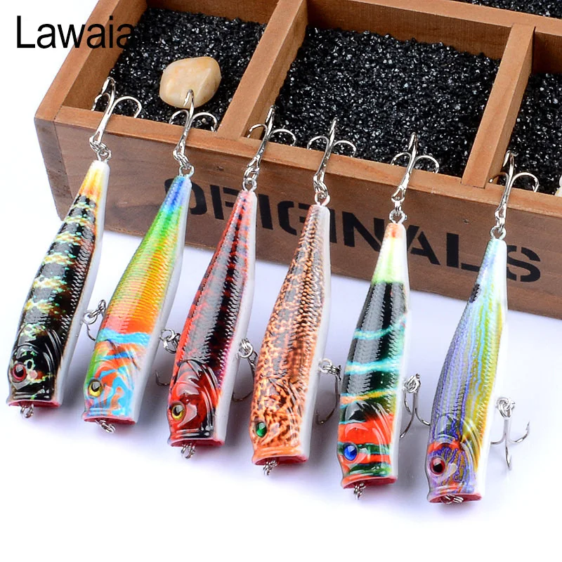 

Lawaia1pcs fishing lure 9 cm / 14.4 g Water Bait Magic Paint Plastic Hard Bait Bionic Bait Pseudo BaitColor Send it Random