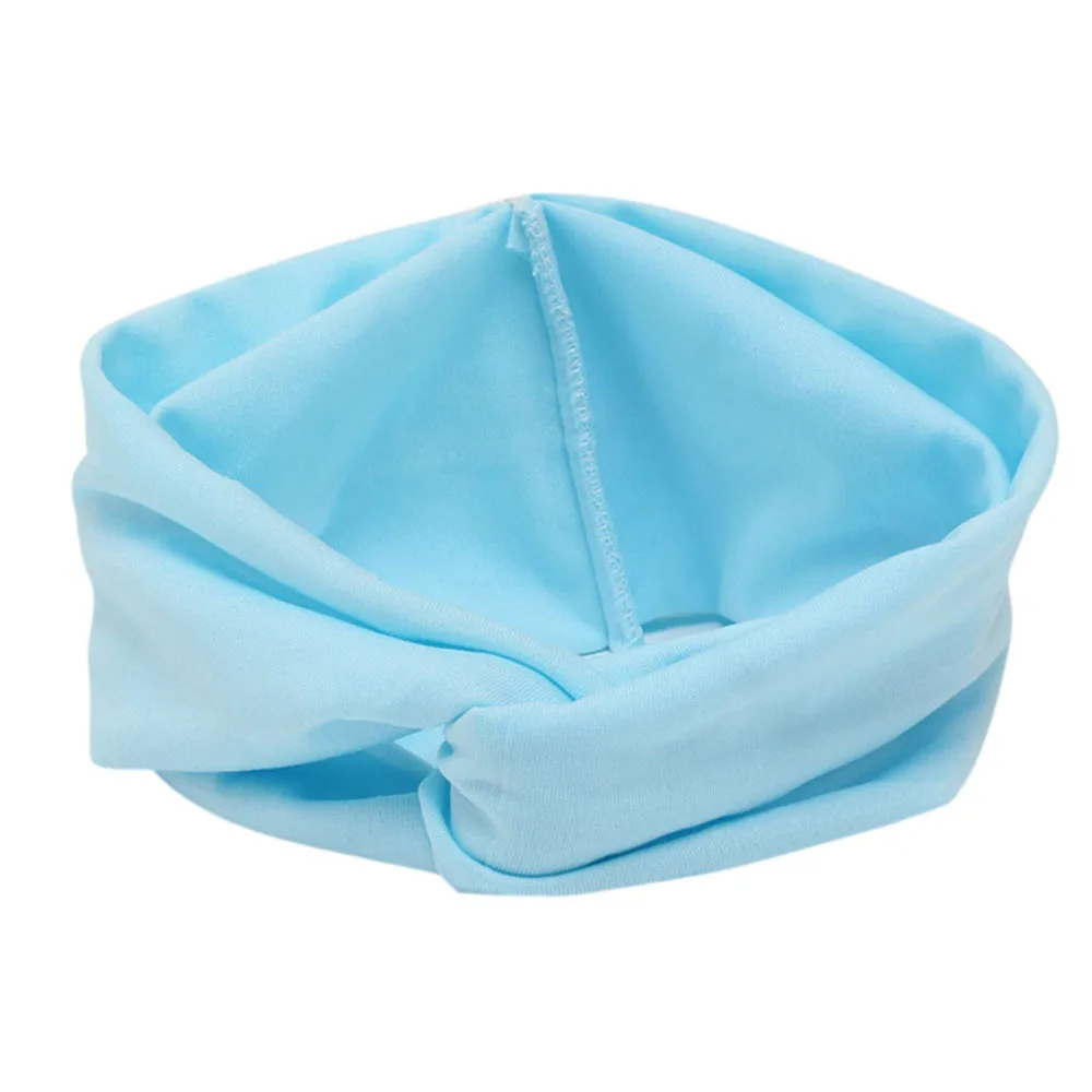 

Black Headband Orange Headband Women Headwear Cross Sport Cloth Headband Turban Headscarf Wrap Gray Hot Pink Navy Red Sky Blue