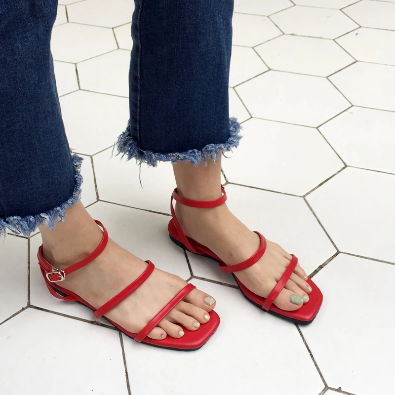 NEW WOMENS FLAT SANDALS LADIES LACE UP PEEP TOE MENORCAN SUMMER SHOES SIZE UK eBay