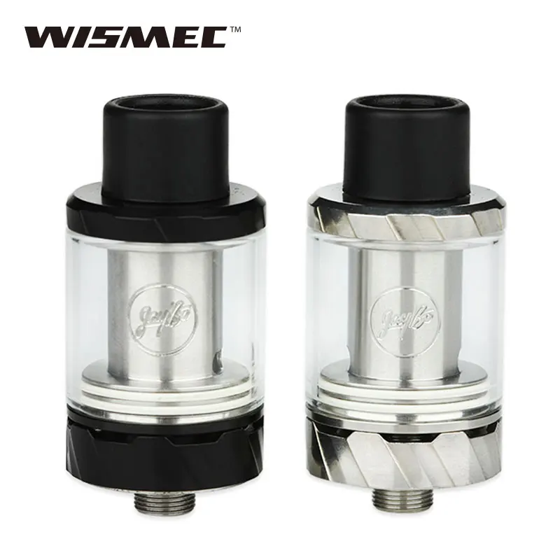 

Original WISMEC Reux Mini Atomizer 2ml Tank No Coil Top Filling Airflow Adjustable Reux Mini Tank Fit for RX200/RX200S Mod