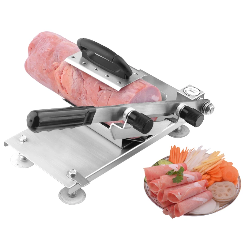 

Home Meat Grinder Lamb Slicer Stainless Steel Meat Machine Commercial Fat Cattle Slice Planing Machine