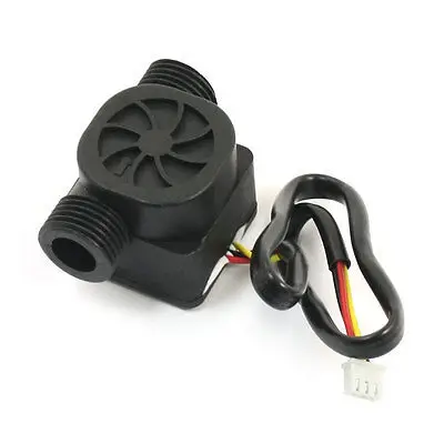 

G1/2 Thread 0.5-20L/min Hall Effect Water Flow Sensor Flowmeter DC3-18V 10mA