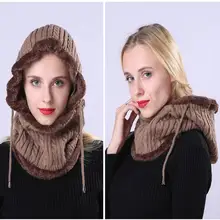 Европейские и американские зимние взрывы плюс бархатные вязаные мужские и женские головные уборы 8 слов скрученные Соединенные шерстяные наушники шляпа