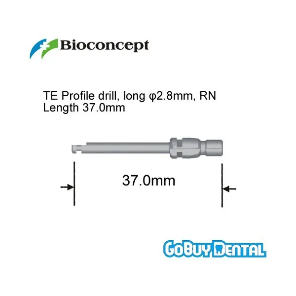 

Straumann Compatible Dental Implant Instruments TE Profile drill, D2.8,RN,L37.0 051190