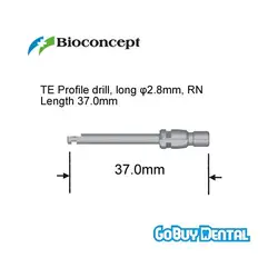 Straumann совместимый зубной инструменты для имплантации TE профиль дрель, D2.8, RN, L37.0