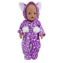 Новые Теплые мягкие комбинезоны, кукольная одежда, подходит для новорожденных 43 см, кукольные аксессуары для кукольной одежды для 17 дюймов