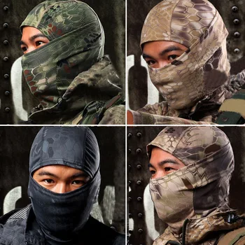 

Motorcycle Face Mask 1PC Camouflage Cycling Cap Balaclava Hats 2018 Full wholesale Universal Face shield