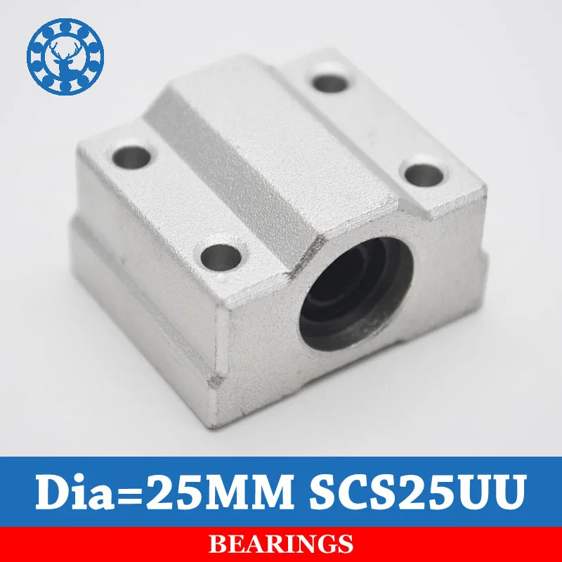 SCS25UU SC25UU Linear Bearing 25mm Linear Slide Block 25mm CNC Router