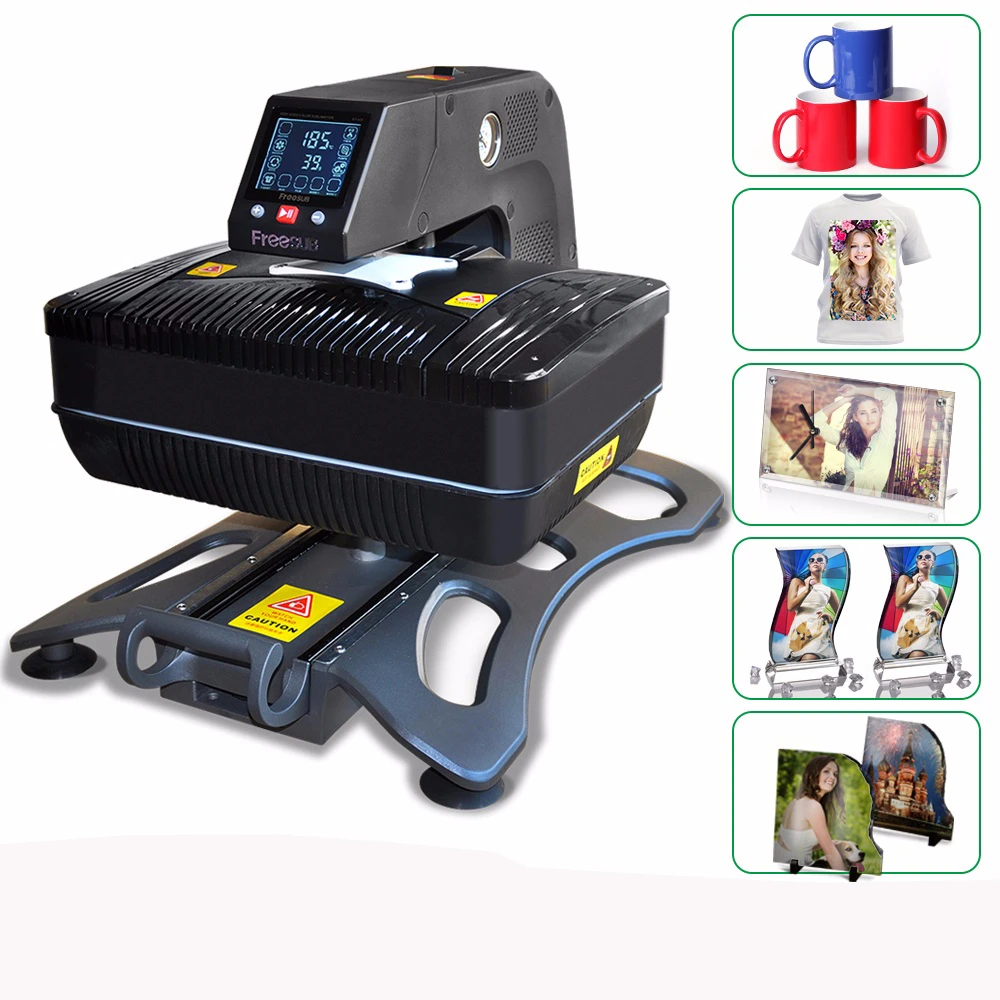 Heat Transfer Printer Automatic 3D Printing Machine Sublimation Press  Multifunction Printer for T-shirt Hat Mug ST-420