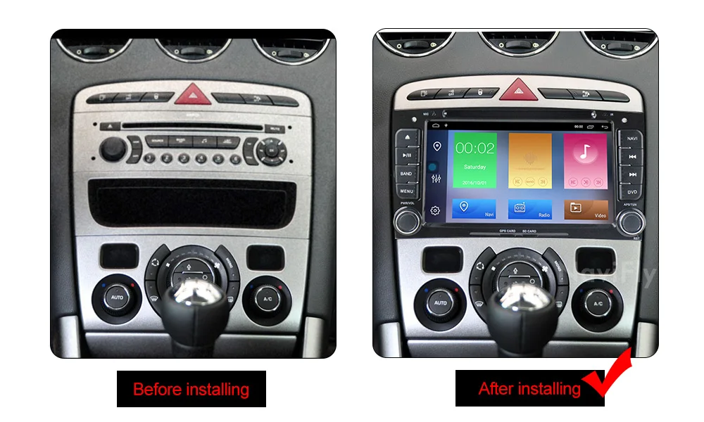 Android 9,1 автомобильный dvd Радио Аудио мультимедийный плеер для peugeot 408 для peugeot 308 308SW gps навигация SWC Canbus BT wifi RDS