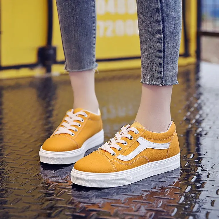 

Women's Vulcanized Shoes Classic Canvas Shoes Ladies Casual Low To Help with Fashion Sports Shoes Retro Best-selling Shoes 35-39