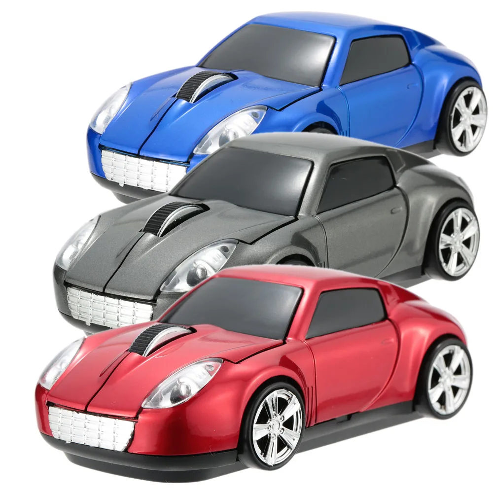 

2018 NEW 2.4GHz Wireless Racing Car Shaped Optical USB Mouse/Mice 3D 3 Buttons 1000 DPI for PC Laptop Desktop computer office