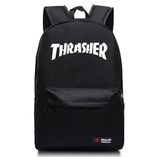 Bonbons couleurs Thrasher Sacs À Dos pour les adolescents Street Fashion Hip Hop Planches À Roulettes sac à dos Unisexe mochila
