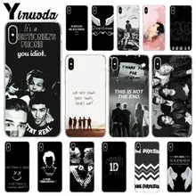 Yinuoda одно направление Луи Томлинсон умный чехол мягкий чехол для телефона для Apple iPhone 8 7 6 6S Plus X XS MAX 5 5S SE XR