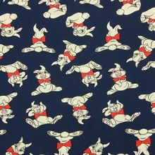 50*140 см Bambi кролик Thumper поплин Хлопок Ткань для шитья и рукоделия материал ручной работы Hometextile Лоскутная юбка для девочек Рубашка