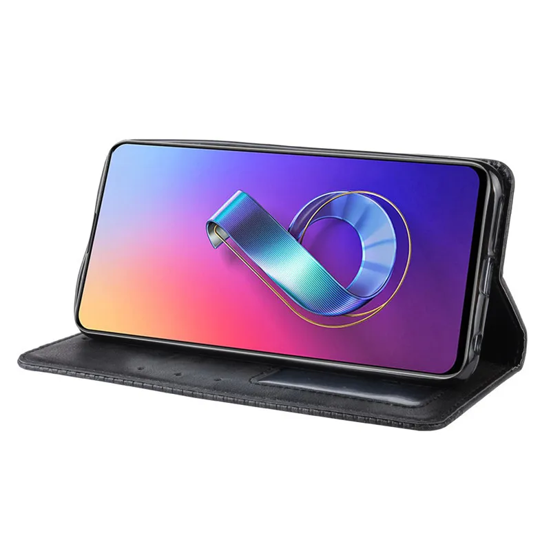 Винтажный кожаный флип чехол на магните для Asus Zenfone ROG2 6 ZS630KL Max M2 ZB633KL Pro ZB631KL Shot Plus
