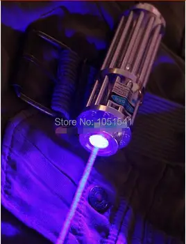 

HOT! Focusable High power Military 100000m 100W blue laser pointers 450nm burning match/paper/dry wood/candle/black Camping Sign