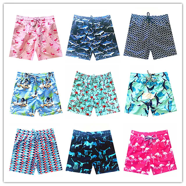Sirena Mens Corto Brequin Cortos Vilebreq De Flamenco 2018 Rápido Playa Marca Bañador Pantalones Traje Baño Hombres Delfín Del Secado Tortugas EIDWH2Y9
