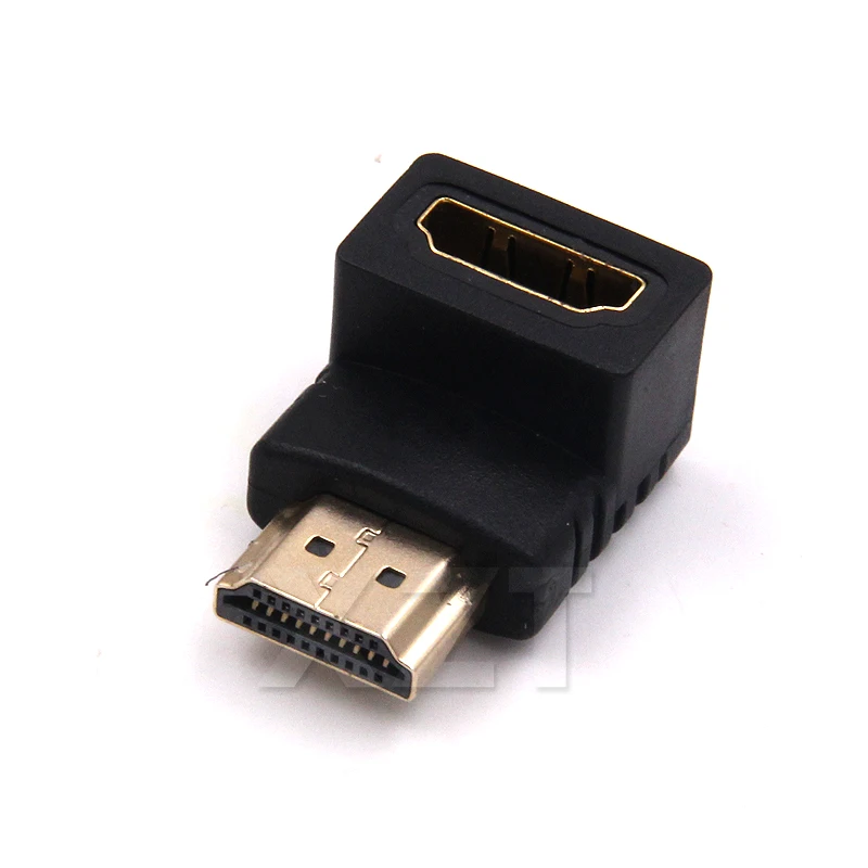 90 градусов HDMI к HDMI адаптер HDMI мужчин и женщин конвертер для 19 pin кабели HDMI конвертер