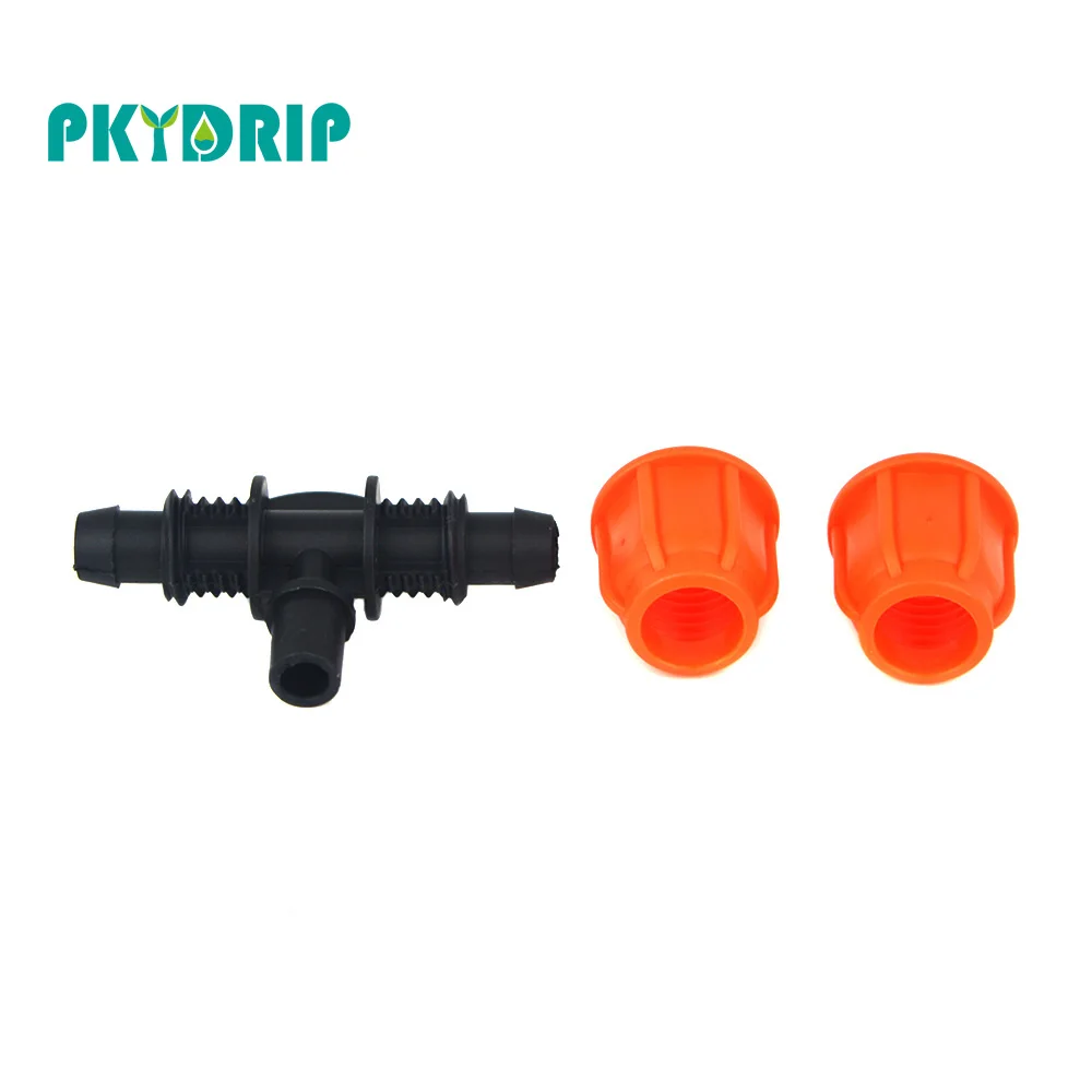 Pkydrip пластик 5 шт. плоский внешний диаметр 6 редуктор тройник микро аксессуары для