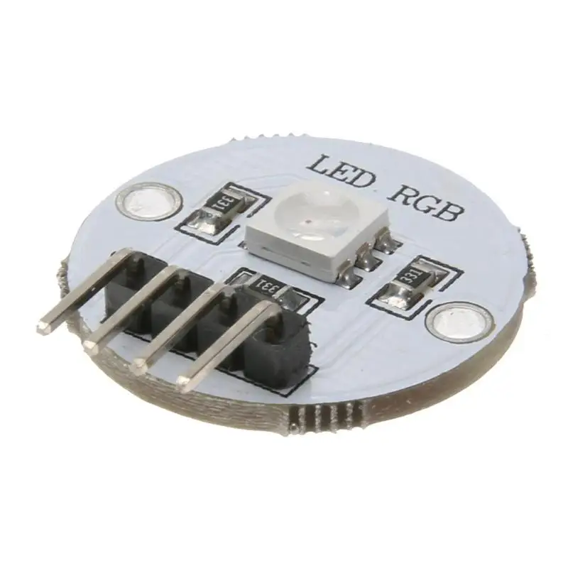 

5050 SMD Full Color RGB LED Light Lamp Module Extender Board Colors Changeable for 51/AVR/AVR/ARM/Arduino E5M1