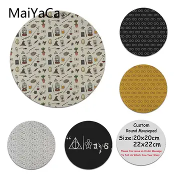

MaiYaCa Personalized Cool Fashion Magic Wand Anti-Slip Durable Silicone Size for 20x20cm 22x22cm custom silicone mouse pad
