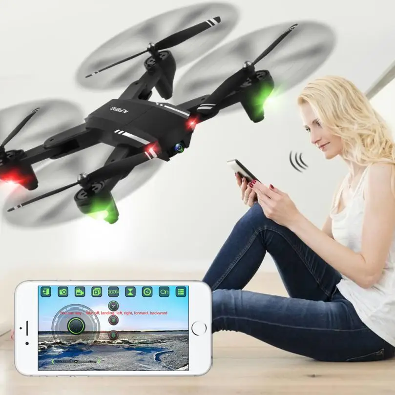 

Mini Q39W Drone RC Quadcopter Helicopter Drones Dron With Wifi FPV 720P HD Headless Mode Altitude Hold Aircraft Toy For Boys