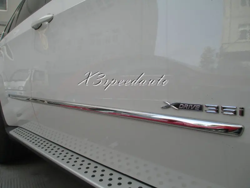 

Stainless Steel 4PCS Side Molding Trim Cover For BMW X5 2008-2013