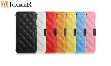 ICARER Марка Роскошные Препояшь microfiber кожаный чехол для Apple iPhone 6/6 S Plus flip мобильного телефона Подставка Магнитная крышка Чехол